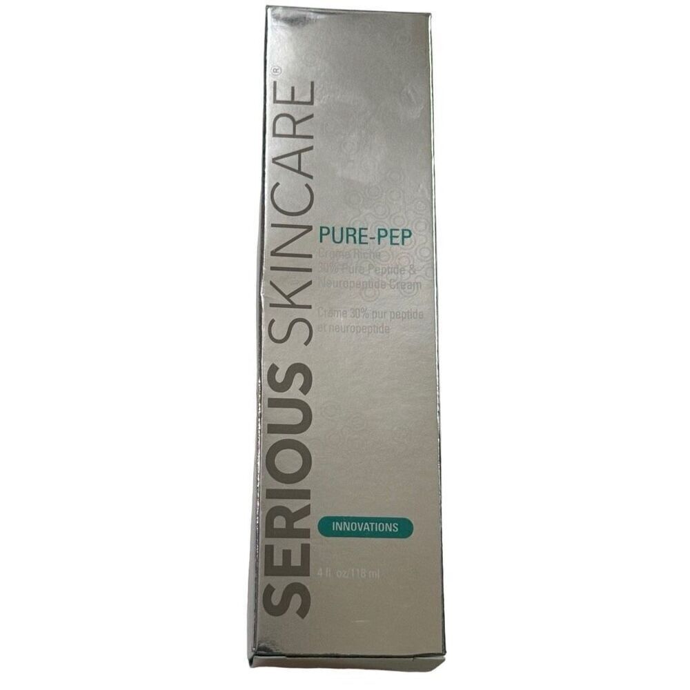 SERIOUS SKINCARE PURE PEP 30% PURE PEPTIDE & NEUROPEPTIDE CREAM 4 fl oz / 118 ml